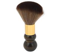 Qukaim Hair Cutting Broken Hair Sweep Brush Neck Duster Brush Set, Hair Cutting Brush with Stand, Calabash Shaped Hair Sweep Brush for Broken Hair, Includes Comb and Mirror Holder, Professional