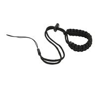 Qukaim Hand Woven Diving Wrist Strap, Dive Wrist Lanyard for Mobile Phones and Action Cameras, Black, Adjustable, Lightweight, Ideal for Water Sports