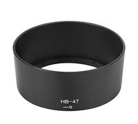 Qukaim HB47 Lens Hood, Plastic Black Camera Mount for AFS 50mm f 1.4G Lens, Prevents Damage, Compatible with Nikon Cameras