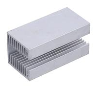 Qukaim Heatsink Heat Sink U Type Heatsink, 100 x 50 x 50mm Aluminium Thermal Cooler Cooling Radiator Accessory, Ideal for Electronics and PC Applications