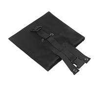 Qukaim Heavy-Duty Oxford Cloth Harvesting Bag - 21.5x21cm Multipurpose Waist Tool Pouch for Fruit Picking, Gardening, Farmers Market | Water-Resistant Gardening Belt with Adjustable Strap (Black)
