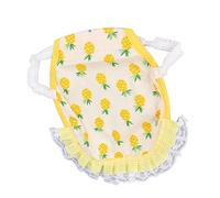 Qukaim Hen Saddle Apron, Double Layer Cotton Chicken Feather Fixer Wing Back Protector for Poultry, Yellow Pine Design, Comfortable Fit