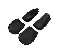 Qukaim Here are some product titles based on the provided information: PU Horse Legguard Leg Protector, Thickened Leggings with Soft Lining, Brown L, Horse Legguard, Horse Leg Protector, Horse