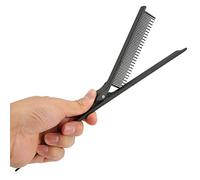 Qukaim Highlights Clip Styling Comb Bridal Crown Rhinestone Tail Teasing Clip Comb, Professional Hair Styling Tool for Highlighting, Plastic Hair Salon Comb, Black and Rose Gold