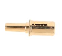 Qukaim Horn Breath Training Valve French Horn Prure Reducing Valve, Breath Training Mouth Corrector, Profional Correction Assistant Tool, Gold Finish, Wind Instrument Accory