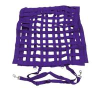 Qukaim Horse Hay Bag, Large Capacity Slow Feeder with Multi Lattices, Purple Horse Grass Nets, Ideal for Horse Feeding, Design, Easy to Use