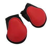 Qukaim Horse Hind Leg Boots, 1 Pair Red Tendon Boots for Jumping and Running, Size M, Horse Support Boots for High Speed Sports, Horse Exercise Boots