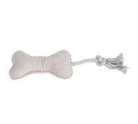Qukaim Interactive Dog Toys Squeaky Dog Ball, Interactive Plush Dog Toy, Decompressing Bite Resistant Chew Toy, Funny Bone Shape with Squeakers, Ideal for Small Dogs and Puppies, Pet Supplies