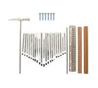 Qukaim Keyboard 21-Tone Finger Piano Set, Steel Lettering Keyboard with Tuning Hammer, Musical Instrument for Adults and Children, Portable Thumb Piano Playing Pieces