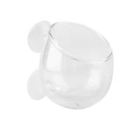 Qukaim Landscape Plants Cup Aquarium Live Plant Cup, Mini Fish Tank Accory for Landscape Plants, Cultivation Basin Cup, Ideal for Aquatic Plants, 4.5 in Diameter