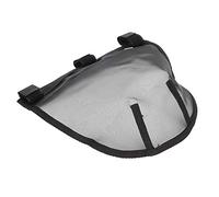 Qukaim Large Capacity Horse Slow Feeder Bag, Outdoor Hay Net for Cattle and Sheep, Multi Lattice Design, Breathable Mesh Nose Protector Cover, Black