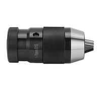 Qukaim Lathe Drill Chuck Self Tightening Drill Chuck, Keyl Lathe Hardware Tool, High Speed Steel, 1/16mm B18, Precision Engineering Accessory