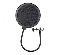 Qukaim Lavalier Microphone, Portable High Sensitivity Mini USB Lapel Clip-On Microphone for Chatting and Interviews, Black, Compatible with Computers and Laptops