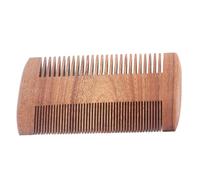 Qukaim Lice Comb Wooden Beard Comb, Double-Sided Fine Teeth Grooming Tool, Mustache Comb and Lice Removal Comb for Men, Professional Styling Accessory
