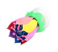 Qukaim Lotus er Candle Multicolor Lotus Flower Cake Topper, Musical Rotating Candle Blossom, Round Bottom Design for Birthday Celebrations, 15 cm Diameter