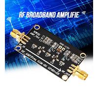 Qukaim Low Noise Amplifier RF Wideband Amplifier LNA, Gain 60dB, Two Stage Amplification, Frequency Range 0.1M-2G, Low Noise Radio Amplifier for Enhanced Signal Reception
