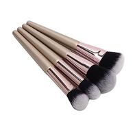 Qukaim Makeup Brushes Set 4 Pcs Makeup Brushes Set, Nylon Hair Make Up Brushes, Beauty Tools for Cosmetics Application, Ideal for Foundation, Blush, Eye Shadow, and More