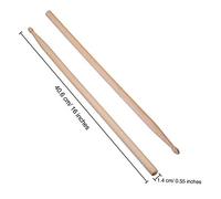 Qukaim mapledrumsticks 3 Pair 5A Maple Drum Sticks, Wooden Drumsticks with Carry Bag for Drum Playing, Ideal for Musicians and Drummers, Lightweight, 16 in Long