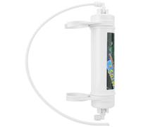Qukaim Marine Filter Unit Aquarium Marine Fish Tank Coral Deionization Water Purification DI Filtration Unit System, 4-Stage Filtration, Suitable for Freshwater and Saltwater Aquariums, Compact