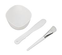 Qukaim Mask Bowl Brush Set 4pcs Travel Cream Pump Bottles, 50ml Vacuum Refillable Empty Lotion Containers, Pink, Plus 3pcs DIY Silicone Mask Tool Set with Bowl and Brush, Mask Mixing Tools