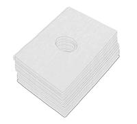 Qukaim Massage Face Rest Cover Professional Hair Dye Coloring Kit, 200 Pcs Round Hole Disposable Face Rest Covers, Non-Woven Fabric for Massage Bed Table, Hair Dye Brush, DIY Hair Bleaching Tools,