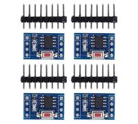 Qukaim MCU Board Microcontroller System Board MCU Development Module STC15W204S, 4 Sets, Electronic Component for Programming and Prototyping, Compatible with Various Applications
