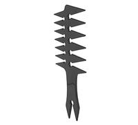 Qukaim Men's Comb Men's Wide Tooth Hair Comb, Double Sided Plastic Hair Styling Comb for All Hair Types, Retro Design, Black