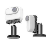 Qukaim Metal Magnetic Quick Release Mount for Sports Camera, Aluminum Alloy Magnetic Adapter Mount with Base, Replacement for GO3, Easy Tripod Mounting