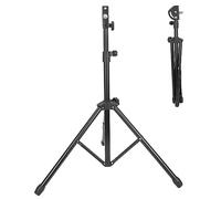 Qukaim Metal Tripod Bracket Dumb Drum Stand Rack, Metal Tripod Bracket, Adjustable Shelf Support for Drums, Heavy-Duty Design, Stable and Reliable, Suitable for Various Drum Sizes