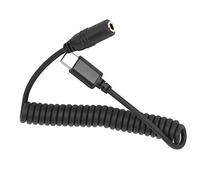Qukaim Microphone Phone Spring Adapter Line, o Connect Cable for Android Type-C Port Equipment, Spring Adapter Cable, 1 m Long, Versatile Connectivity Solutions