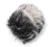 Qukaim Microphone Windproof Windshield Fur Muff for DSLR Camera DV Camcorder, Lightweight Wind Muff, Compatible with Various Microphones, Compact Design
