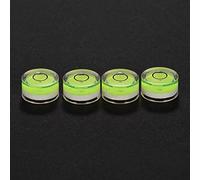 Qukaim Mini Precision Bubble Level Spirit Leveling Gauge for Phonograph Turntable Headshell Cartridge, 4 Pcs/Pack, Accurate Level Measuring Tool for LP Turntables