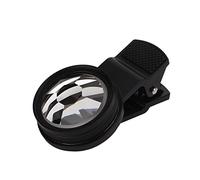 Qukaim Mobile Camera Lens Octahedral Kaleidoscope Multi Image External Filter Lens, Clip-On Design for Phones, Versatile Photography Accory, Compatible with Most Smartphones