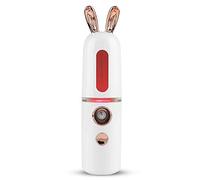 Qukaim Moisturizing Moist Spray Nano Atomization Mist Sprayer, 30ml Face Skin Moisturizing Mist Spray, Rabbit Type, Cool Mist Sprayer for Hydration, White