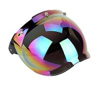 Qukaim Motorcycle Helmet BT Headset, 1 Pair Hands- Calling Headphone Speakers, Compatible with Motorcycle Helmets, Includes Windproof Visor Lens, Colored Shield