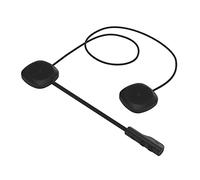 Qukaim Motorcycle Helmet Headset, Bluetooth 4.1+EDR, Noise Reduction, Hands- Riding Headphone with LED Safety Light, Turn Signal, and Stereo Music Call, MH04 5.0 Speakers