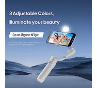 Qukaim Multifunctional Magnetic Fill-In Light, Portable LED Light with 3 Adjustable Color Temperatures, Compatible with OM6/OM SE/OM 5/OM4 SE, Rechargeable, Magnetic