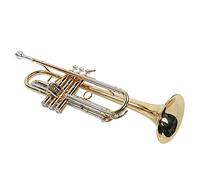 Qukaim Musical Instrument Profional Brass Trumpet, 3 Colors Combined Type, Musical Instrument with Accory Kit, Ideal for Students and Musicians, Lightweight Design