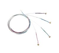 Qukaim Nickel Plated Violin String Violin String 4/4 Universal Set, Nickel Plated Ball Head Fiddle Strings, Replacement Set for Instruments, Accories