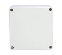 Qukaim Outdoor Electrical Box Junction Box, ABS Antistatic Waterproof Electrical Box, Dustproof and Fire Resistant, Outdoor Use, 20 x 15 x 10 cm, Project Box for Electrical Connections