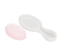 Qukaim Oval Comb s 5Pcs 10Ml Refillable Glass Perfume Atomizer Container, Portable Mini Perfume Spray Bottle, Travel Size with Silicone Hair Brush and Oval Comb, Multi-Functional