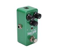 Qukaim Overdrive Effect Pedal Guitar Effect Pedal Tube Man Overdrive Mini Adjustable Electric Guitar Effect Pedal, Compact Design, Green Color, Suitable for Musicians and Performers
