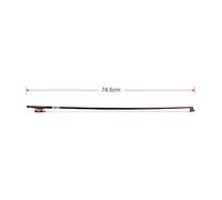 Qukaim pernambucobow 4/4 Full Size Violin Bow, Well Balanced Baroque Style, Pernambuco with Horn Style Snakewood Frog, Music Tool for Violinists, 75 cm Long