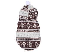 Qukaim Pet Cat Costume Winter Pet Cotton Snowflake Costume, Hooded Design for Dogs and Cats, Cute Pet Bowknot with Rubber Bands, Ideal for Cold Weather, Various