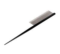 Qukaim Pet Comb Pet Comb, Ergonomic Dog Grooming Comb for Tangles and Knots, 2 Different Densities, Black, Pet Supplies