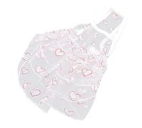 Qukaim Pet Dog Skirt Cute Pet Cat Headwear Cap, Baby Letters and Wings, DecCat Surgical Recovery Suit, Breathable Cotton, Prevent Licking, Pet Lace Skirt for Dogs and Cats, White