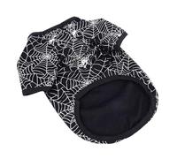 Qukaim Pet Halloween Shirt Dog Dress Cute Christmas Theme Heart Deer Pattern Puppy Summer Dress for Christmas Party Daily Photo, 100% Polyester, Small to Large Sizes