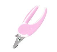 Qukaim Pet Nail Clipper File Set Pet Dog Cat Stainless Steel Nail Clipper File Set, Professional Grooming Tool for Dogs and Cats, Pink