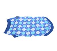 Qukaim Pet Summer Cooling Clothes, Little Pig Dog Vest, Non-Sticky Breathable Sleevel T-Shirt, Cactus On White XS, Rhombus Pattern Red M, Blue XS, Pet Shirts