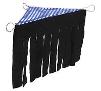 Qukaim Pets Tassel Hammock Hanging Bed Cushion, Corner Hiding Tent for Hamster, Dutch Pig, Rabbit, Royal Blue, Soft Fabric, Easy to Install, 30 x 30 cm